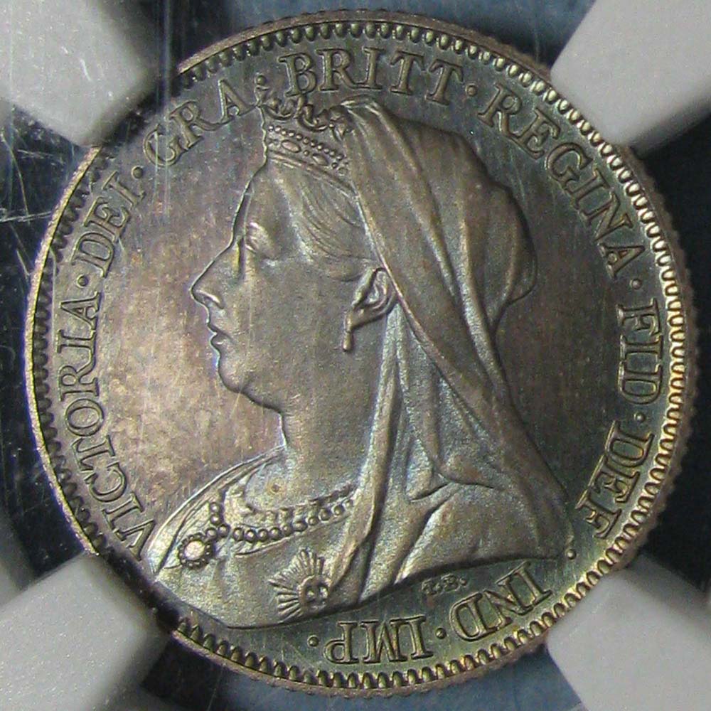 Gem-Toned-1893-Victoria-Six-Pence
